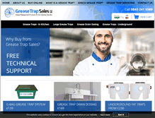 Tablet Screenshot of greasetrapsales.co.uk